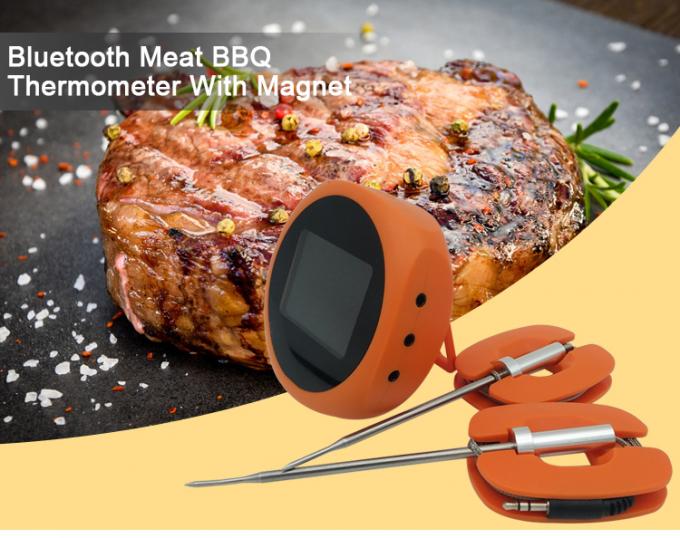 Умный термометр мяса печи БАРБЕКЮ Bluetooth с 6 зондами качества еды