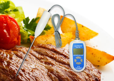 Lab Digital Food Thermometer High / Low Temperature Alarm With Stainless Steel Probe