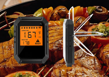 Timer Function Bluetooth Grill Thermometer With Max 6 Probes Eco - Friendly ABS Case